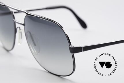Zeiss 9193 XL Vintage Men's Sunglasses, even the sun lenses are blue-metallic mirrored; vertu, Made for Men