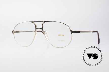 Zeiss 5893 80's Oversized Eyeglasses, 80's designer eyeglasses by Zeiss, West Germany, Made for Men