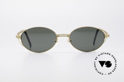Jean Paul Gaultier 58-6106 Oval Designer Sunglasses, similar to the Tupac Gaultier glasses (model 55-3175), Made for Men and Women