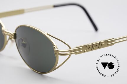 Jean Paul Gaultier 58-6106 Oval Designer Sunglasses, high-end quality frame (made in Japan), 100% UV prot., Made for Men and Women