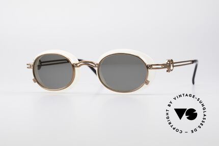 Jean Paul Gaultier 58-5201 Rare Sunglasses Steampunk, fantastic Jean Paul GAULTIER vintage sunglasses, Made for Men and Women