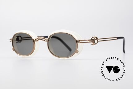 Jean Paul Gaultier 58-5201 Rare Sunglasses Steampunk, true rarity in high-end quality (100% UV protect.), Made for Men and Women