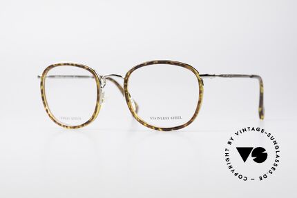 Giorgio Armani 863 Square Panto Eyeglass-Frame, timeless GIORGIO ARMANI vintage designer glasses, Made for Men