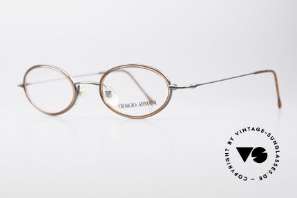 Giorgio Armani 1012 Oval Vintage Unisex Frame, sober, timeless style: suitable for many occasions, Made for Men and Women