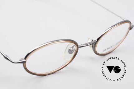 Giorgio Armani 1012 Oval Vintage Unisex Frame, NO RETRO EYEWEAR, but a 30 years old Original, Made for Men and Women