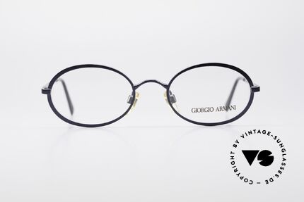 Giorgio Armani 277 90's Oval Vintage Eyeglasses, sober, timeless style: suitable for many occasions, Made for Men and Women