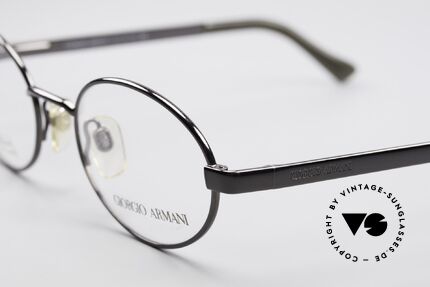Giorgio Armani 257 90s Oval Vintage Eyeglasses, never worn (like all our 1990's designer classics), Made for Men and Women