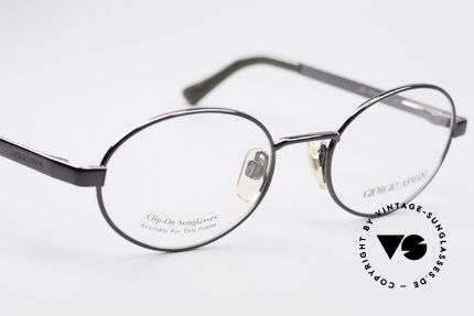 Giorgio Armani 257 90s Oval Vintage Eyeglasses, NO RETRO EYEWEAR, but a 25 years old Original, Made for Men and Women