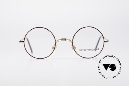 Giorgio Armani EA013 Small Round Vintage Glasses, discreet round model of the Emporio collection, Made for Men and Women Giorgio Armani EA013 Small Round Vintage Glasses, discreet round model of the Emporio collection, Made for Men and Women