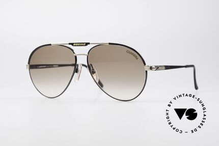 Boeing 5733 Rare 80's Pilots Sunglasses, 'The Boeing Collection by Carrera' - medium size 58/13, Made for Men and Women