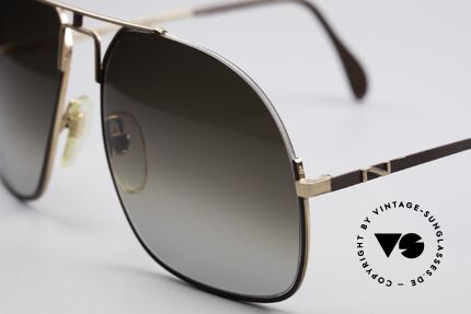 Neostyle Jet 16 Extraordinary 80's Glasses, with brown-gray sun lenses: 100% UV protection, Made for Men