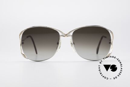 Neostyle Dynasty 1 Ladies 80's Sunglasses, very feminine frame with glittering rhinestones, Made for Women