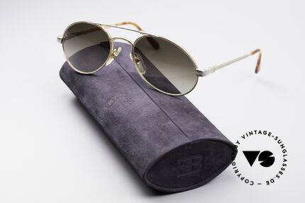 Bugatti 18503 Men's 90's Sunglasses, frame can be glazed with optical lenses (prescriptions), Made for Men