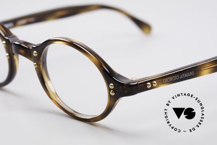 Giorgio Armani 342 Small Oval 90's Eyeglasses, never worn (like all our vintage 1990's Armani frames), Made for Men and Women
