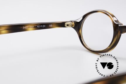 Giorgio Armani 342 Small Oval 90's Eyeglasses, the frame fits lenses of any kind (optical or sun lenses), Made for Men and Women