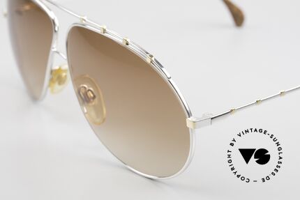 Zollitsch Marquise Rare Vintage Sunglasses, slightly brown tinted lenses (also wearable at night), Made for Men