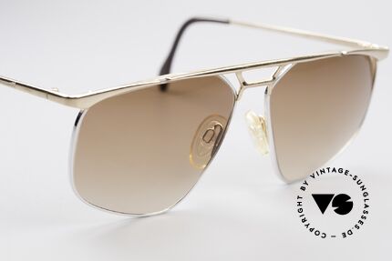 Zollitsch Cadre 9 18kt Gold Plated Sunglasses, unworn (like all our rare vintage Zollitsch sunglasses), Made for Men