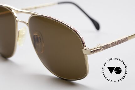 Zollitsch Cadre 8 18k Gold Plated Sunglasses, interesting alternative to the ordinary 'aviator style', Made for Men