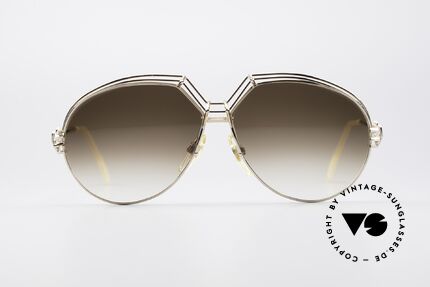 Zollitsch Baguette Oversized Ladies Sunglasses, curved frame construction (industrial design; 1990's), Made for Women