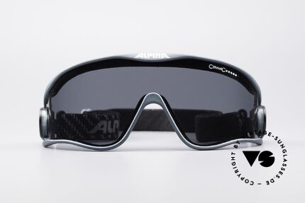 Alpina S3 Ceramic 90's Celebrity Sunglasses, ultra light frame with elastic straps (sports model), Made for Men and Women