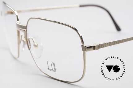 Dunhill 6090 Gold Plated 90's Eyeglasses, 'barley': hundreds of minute facets to give a soft sheen, Made for Men