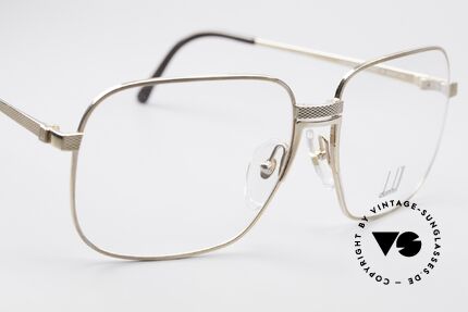 Dunhill 6090 Gold Plated 90's Eyeglasses, unworn, incl. orig. Dunhill case (true collector's item), Made for Men