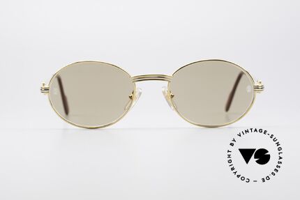 Cartier Saint Honore Oval Luxury Sunglasses, precious and timeless design, in M size 51°20, 140, Made for Men and Women