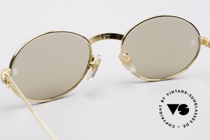 Cartier Saint Honore Oval Luxury Sunglasses, unworn + orig. packing (hard to find in this condition), Made for Men and Women