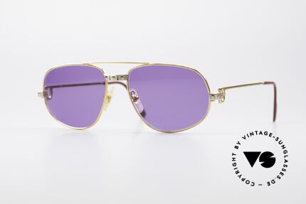 Cartier Romance Santos - S Luxury Sunglasses, vintage CARTIER sunglasses; model ROMANCE SANTOS, Made for Men and Women
