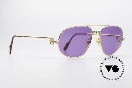 Cartier Romance Santos - S Luxury Sunglasses, this pair (with SANTOS decor) is SMALL size 54-16, 135, Made for Men and Women