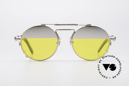 Jean Paul Gaultier 56-8171 Steampunk Glasses with Clip, 1. model ever of the Gaultier eyewear collection from '91, Made for Men and Women
