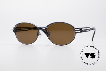 Jean Paul Gaultier 56-5108 Rare Steampunk Sunglasses, noble Jean Paul Gaultier 90's designer sunglasses, Made for Men and Women