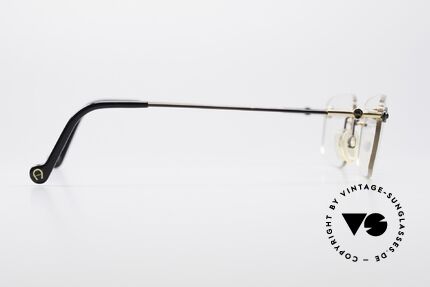 Aigner EA360 Rimless Vintage Glasses, demos can replaced with optical or sun lenses optionally, Made for Men