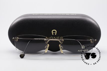 Aigner EA360 Rimless Vintage Glasses, Size: medium, Made for Men