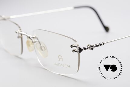 Aigner EA360 Rimless Vintage Eyeglasses, never worn, NOS (like all our rare 90's Aigner eyeglasses), Made for Men