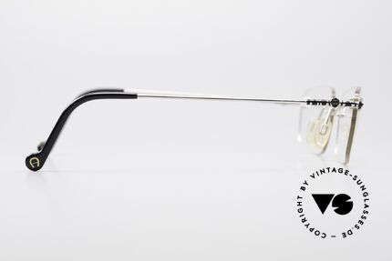 Aigner EA360 Rimless Vintage Eyeglasses, demos can replaced with optical or sun lenses optionally, Made for Men