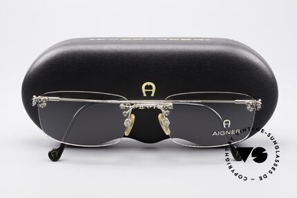 Aigner EA360 Rimless Vintage Eyeglasses, Size: medium, Made for Men