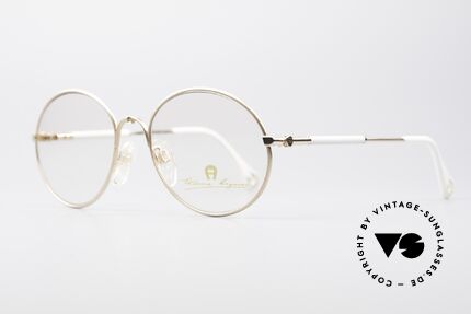 Aigner EA13 Small Round 80's Eyeglasses, true luxury vintage eyewear - just precious & rare, Made for Women