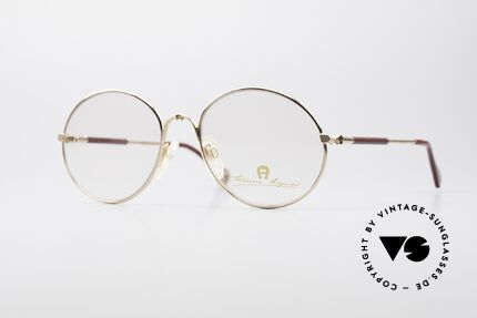 Aigner EA13 Round 80's Luxury Glasses, Etienne Aigner vintage designer glasses of the 80s, Made for Men and Women