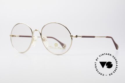 Aigner EA13 Round 80's Luxury Glasses, true luxury vintage eyewear - just precious & rare, Made for Men and Women