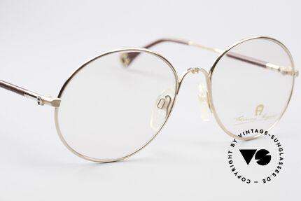 Aigner EA13 Round 80's Luxury Glasses, never worn (like all our rare 80's Aigner eyeglasses), Made for Men and Women