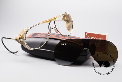 Cebe 2000 Ral­lye Sports Shades, removable SUN CLIP (usable as regular eyeglasses, too), Made for Men