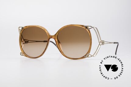 Christian Dior 2616 80's Ladies Sunglasses XXL, flashy DIOR oversized sunglasses of the early 80's, Made for Women