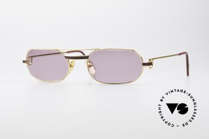Cartier MUST Laque - M Luxury Sunglasses, MUST: the first model of the Lunettes Collection '83, Made for Men and Women Cartier MUST Laque - M Luxury Sunglasses, MUST: the first model of the Lunettes Collection '83, Made for Men and Women