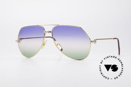 Cartier Vendome Santos - L Rare Luxury 80's Sunglasses Details