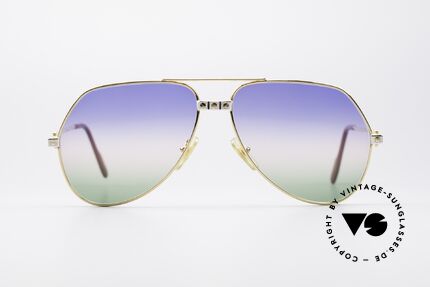 Cartier Vendome Santos - L Rare Luxury 80's Sunglasses, mod. "Vendome" was launched in 1983 & made till 1997, Made for Men