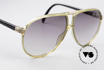 Christian Dior 2300 80's Optyl Sunglasses, gray-gradient tinted sun lenses (100% UV protect.), Made for Men and Women