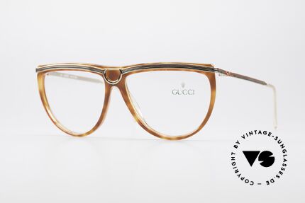 Gucci 2303 Ladies Eyeglasses 80's, utterly elegant vintage 80's eyeglasses by GUCCI, Made for Women