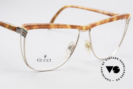 Gucci 2300 Ladies Designer Eyeglasses, NO RETRO fashion, but real 1980's retail commodity, Made for Women