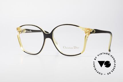 Christian Dior 2286 80's Ladies Designer Frame, feminine vintage Chr. Dior eyeglasses from 1984, Made for Women
